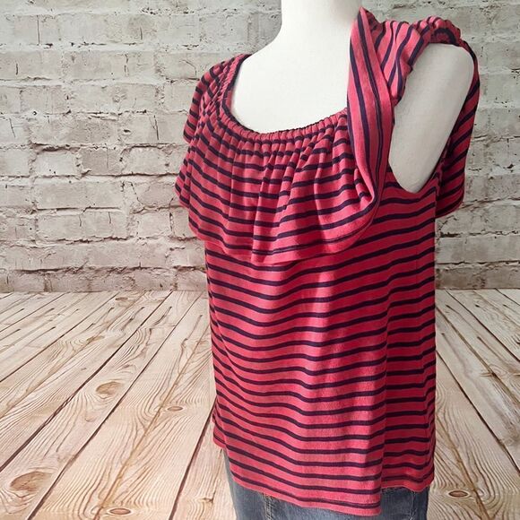 Splendid striped ruffle knit top - Picture 3 of 5